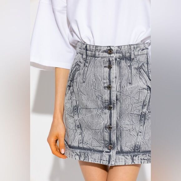 IRO LANAS DENIM SKIRT NEW - Picture 8 of 8